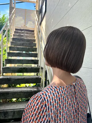 ショート カラー 艶カラー/ 髪質改善/アサミのヘアスタイル