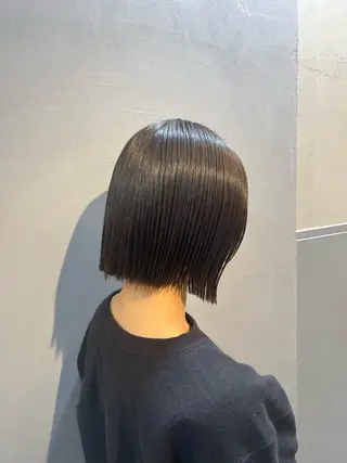 ショート カラー 神戸ボブ✂️ ioe三宮/田 伸佳のヘアスタイル