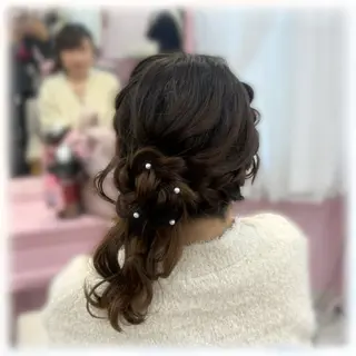 ヘアアレンジ 秋葉原コットン所属・ヘアセット 🤍AIRA🤍のヘアスタイル