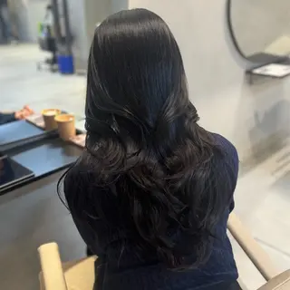 ロング LENORA所属・肥後橋美容室/ 透明感カラー/韓国風のヘアスタイル