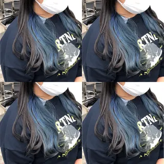 ロング カラー 推しカラー✨ オタク美容師ユウカのヘアスタイル