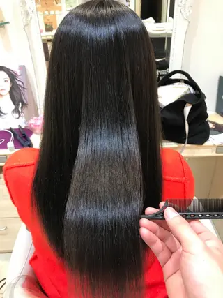 ロング パーマ 髪質改善/茅ヶ崎 マツモト リョウのヘアスタイル