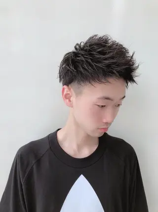 ショート ヘアアレンジ メンズ メンズZina代表 田端 麗治のヘアスタイル