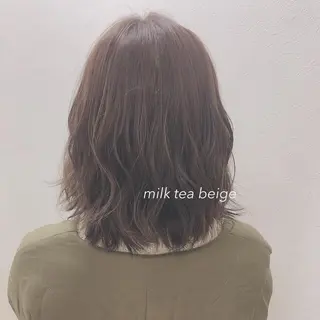 ミディアム 透明感カラー💖 Stylist佐藤澪のマツエク・マツパデザイン