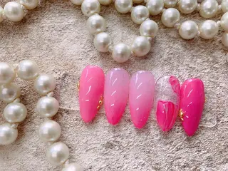 ネイル ネイルサロンAiri 長さ出し·シンプルのネイルデザイン