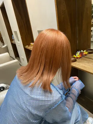 ミディアム カラー 入江 允のヘアスタイル