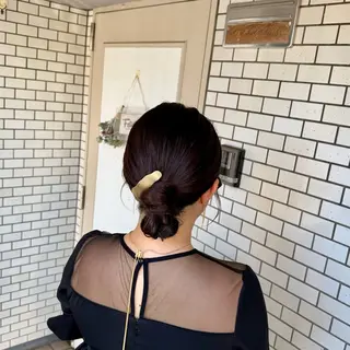 ミディアム ヘアアレンジ 褒められヘアメイク /‎ボブ女子🐶みおのその他イメージ