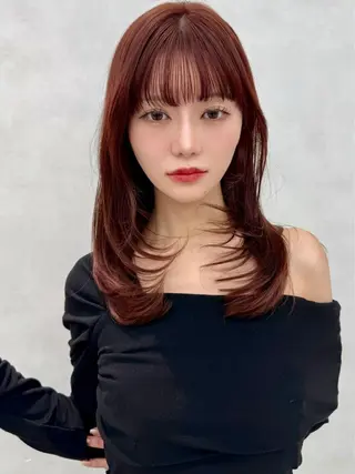 ロング 山本 侑平のヘアスタイル