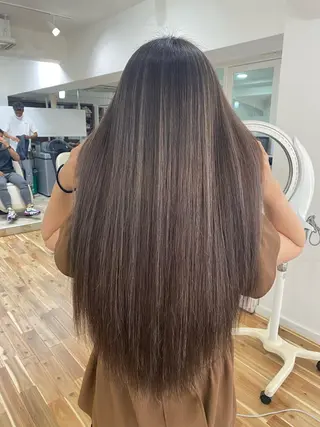 ロング カラー Reb_keiji 👑小倉圭司のヘアスタイル