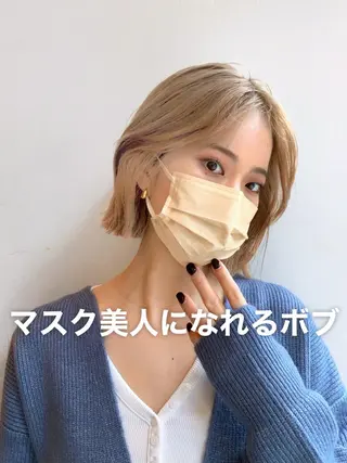 ショート カラー レイヤー専門家 ダブルカラー修のヘアスタイル