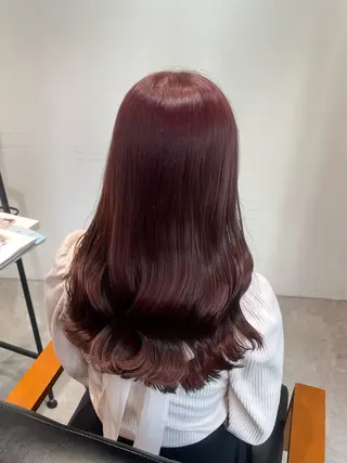 ロング カラー ハイトーンカラー 🤍🫧 長井 律のヘアスタイル