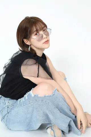 ミディアム 石沢 知康のヘアスタイル