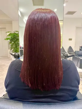 ロング カラー ショートボブ/ 無料カット/荒砂のヘアスタイル