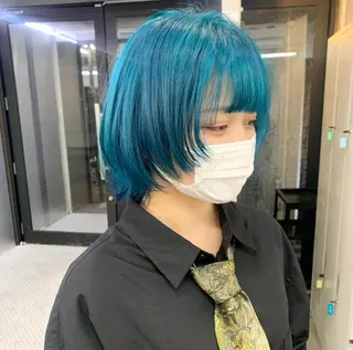 ショート カラー ヘアアレンジ ハイトーン/美髪矯正 🍃大江拓実のヘアスタイル