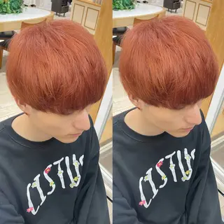 カラー メンズ ブリーチデザインカラ ー/メンズ◎mariのヘアスタイル