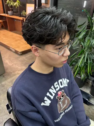 パーマ メンズ 土岐 仁/メンズ専門 パーマ特化美容師🌀のヘアスタイル