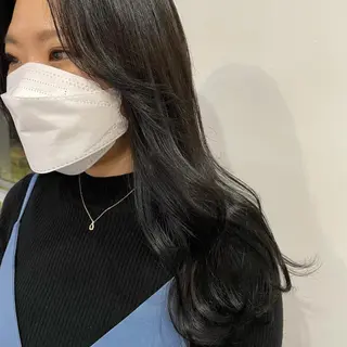 ロング カラー silo所属・silo MOKA 顔周りカット🦦のヘアスタイル