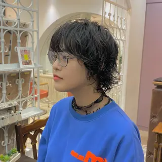 ミディアム ウルフ/レイヤー /髪質改善　ナユタのヘアスタイル