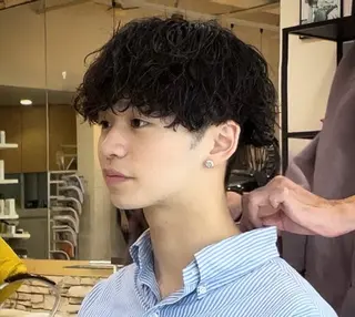 パーマ メンズ 曲がる縮毛矯正大宮 No.1工藤竜雅のヘアスタイル