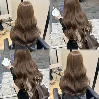 ロング カラー ブリーチなしカラー kana🐱のヘアスタイル