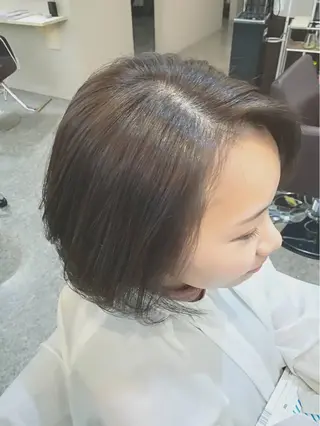 ミディアム カラー aroot 町田駅徒歩10秒のヘアスタイル