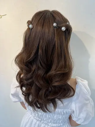 ヘアアレンジ 大人可愛いヘアメイク 💋🧚‍♀️しずかのヘアスタイル