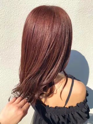 ミディアム カラー 髪質改善/艶カラー 🎀ヘアアレンジ🎀のヘアスタイル