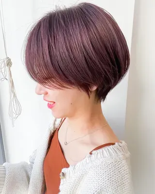 ショート カラー レイヤーカット/ 火ノ見🪡のヘアスタイル