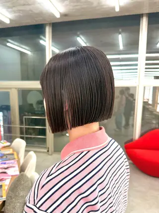 ミディアム 似合わせボブ🌺 艶髪特化💗村松優斗のヘアスタイル