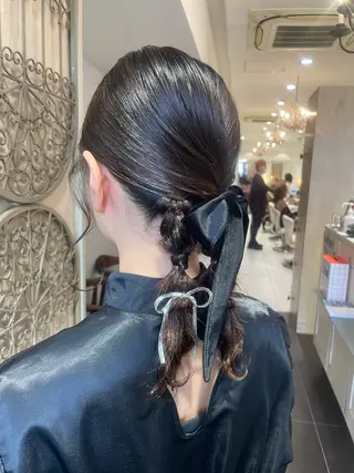 ヘアアレンジ ナカタ ユウナのヘアスタイル