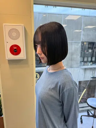 ショート カラー 伶風/ボブ/ ヘーゼルベージュのヘアスタイル