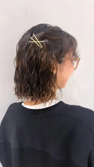 ミディアム カラー パーマ メンズ特化美容師💫 sakurakoのヘアスタイル