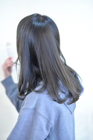 セミロング 大谷 哲基のヘアスタイル