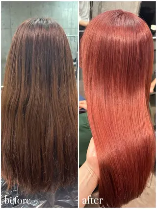 ロング カラー 🫧シールエクステ/ 艶カラー🫧アサミ️のヘアスタイル