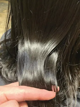 セミロング パーマ オリーブ/縮毛矯正 /スパ/たっくんのヘアスタイル