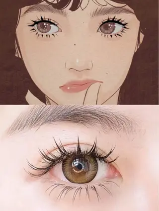 マツエク・マツパ Angela エステサロンのマツエク・マツパデザイン