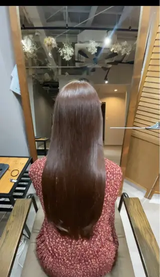 ロング 長田 亮のヘアスタイル