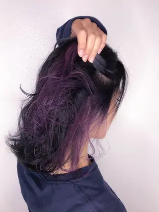 ミディアム カラー パーマ ヘアアレンジ 髪質改善SALON MIST＋所属・阪神尼崎駅徒歩2分 半個室サロン　小田稔のヘアスタイル