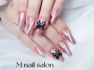 ネイル M🌷nail 長さだし専門店のネイルデザイン