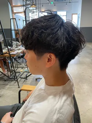 メンズ 藤戸 美のヘアスタイル