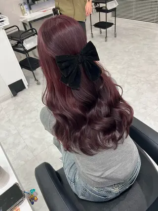 セミロング 艶カラー美髪縮毛矯正 /髪質改善✨️ユウキのヘアスタイル