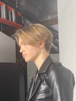 カラー メンズ シャドウパーマ/ 波巻パーマYu-Kiのヘアスタイル