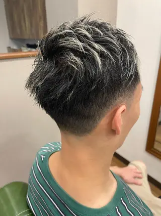 カラー メンズ 髪質改善/カラー 🖤‎🤍川島のヘアスタイル