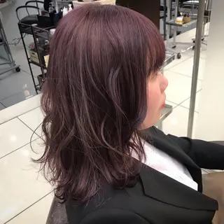 ミディアム カラー ヘアアレンジ シールエクステ✨️韓 国羽エクステ🪽和希のヘアスタイル