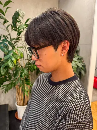 ショート メンズ メンズパーマ／長岡 坂口祥貴のヘアスタイル