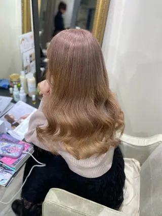 カラー ハイトーン✨艶髪💘 💘 AYANO💘のヘアスタイル