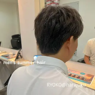 ショート パーマ 🤍美髪×艶カラー RYOKO🤍のヘアスタイル