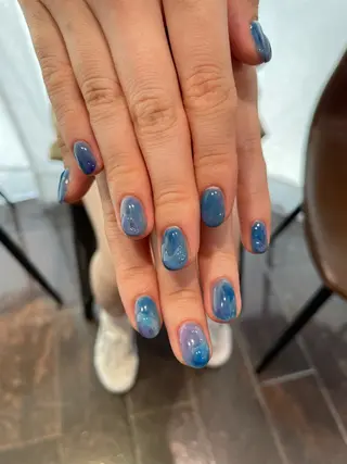 ネイル るか/透明感 カラー/アレンジのヘアスタイル