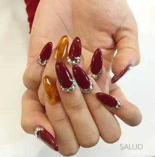 セミロング ネイル Nail Salon SALUDのネイルデザイン