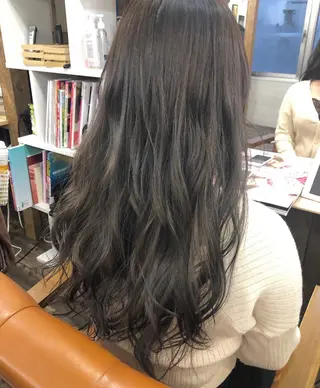 ロング カラー 女性リピ90%🍨 🩷佐藤みずきのヘアスタイル